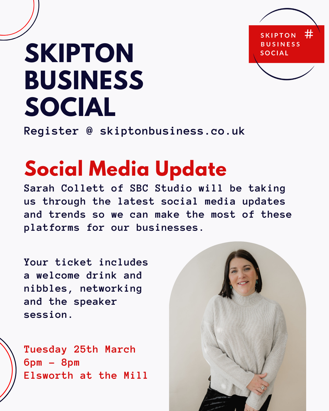 Skipton business SOCIAL MARCH 2025